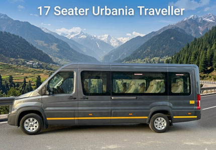 17 Seater Urbania Traveller Rentals